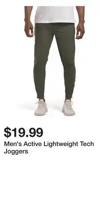 TJ Maxx Men's Active Lightweight Tech Joggers offer
