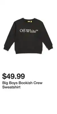 TJ Maxx Big Boys Bookish Crew Sweatshirt offer