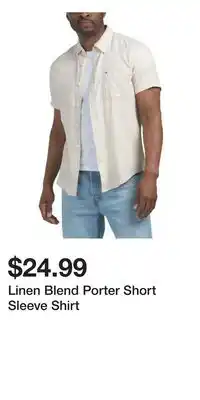TJ Maxx Linen Blend Porter Short Sleeve Shirt offer