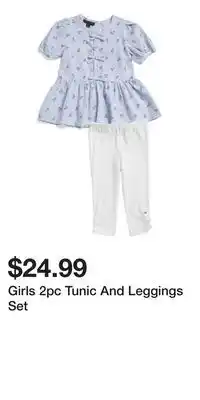 TJ Maxx Girls 2pc Tunic And Leggings Set offer