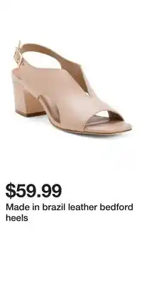 TJ Maxx Made in brazil leather bedford heels offer
