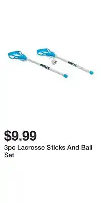 TJ Maxx 3pc Lacrosse Sticks And Ball Set offer