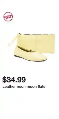 TJ Maxx Leather neon moon flats offer