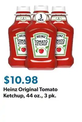 Sam's Club Heinz Original Tomato Ketchup, 44 oz., 3 pk offer