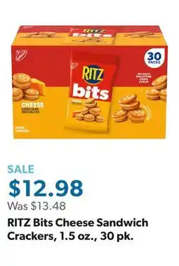 Sam's Club RITZ Bits Cheese Sandwich Crackers, 1.5 oz., 30 pk offer