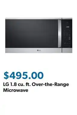 Sam's Club LG 1.8 cu. ft. Over-the-Range Microwave offer