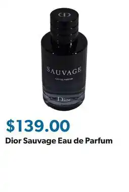 Sam's Club Dior Sauvage Eau de Parfum offer