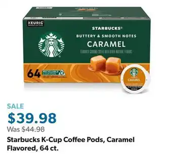 Sam's Club Starbucks K-Cup Coffee Pods, Caramel Flavored, 64 ct offer