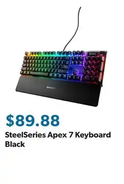 Sam's Club SteelSeries Apex 7 Keyboard Black offer