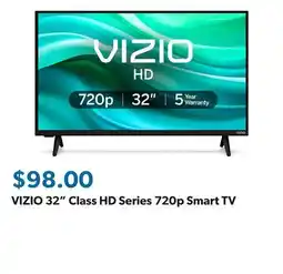 Sam's Club VIZIO 32 Class HD Series 720p Smart TV offer