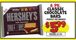 Ollie's HERSHEY'S CLASSIC CHOCOLATE BARS offer