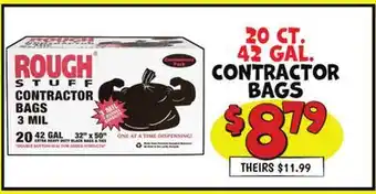 Ollie's CONTRACTOR BAGS offer