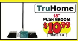 Ollie's TruHome 18 PUSH BROOM offer