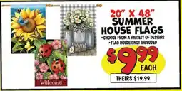 Ollie's SUMMER HOUSE FLAGS offer