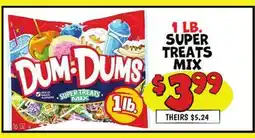 Ollie's DUM-DUMS 1 LB. SUPER TREATS MIX offer