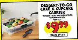 Ollie's DESSERT-TO-GO CAKE & CUPCAKE CARRIER offer