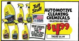 Ollie's Tuff Stuff AUTOMOTIVE CLEANING CHEMICALS offer