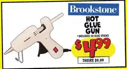 Ollie's Brookstone HOT GLUE GUN offer