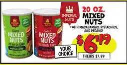 Ollie's IMPERIAL NUTS 20 OZ. MIXED NUTS offer