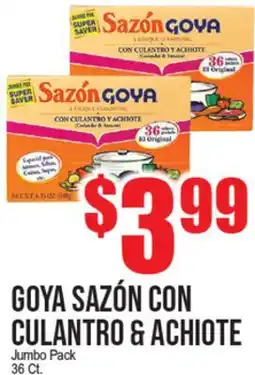 Extra Supermarket GOYA SAZÓN CON CULANTRO & ACHIOTE offer