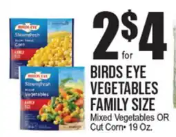 Extra Supermarket BIRDS EYE VEGETABLES FAMILY SIZE offer