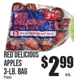 Extra Supermarket RED DELICIOUS APPLES offer