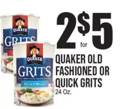 Extra Supermarket QUAKER OLD FASHIONED OR QUICK GRITS offer