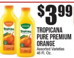 Extra Supermarket TROPICANA PURE PREMIUM ORANGE offer
