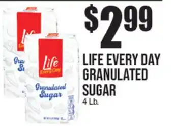 Extra Supermarket LIFE EVERY DAY GRANULATED SUGAR offer
