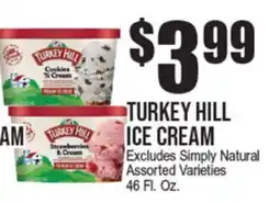 Extra Supermarket TURKEY HILL ICE CREAM offer