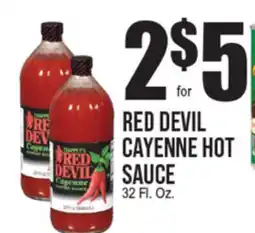 Extra Supermarket RED DEVIL CAYENNE HOT SAUCE offer