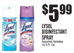 Extra Supermarket LYSOL DISINFECTANT SPRAY offer