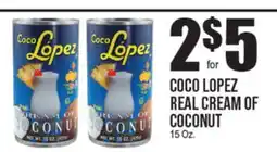 Extra Supermarket COCO LOPEZ REAL CREAM OF COCONUT offer