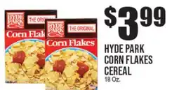 Extra Supermarket HYDE PARK CORN FLAKES CEREAL offer