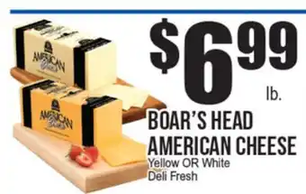 Extra Supermarket BOAR'S HEAD AMERICAN CHEESE offer