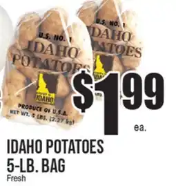 Extra Supermarket IDAHO POTATOES offer