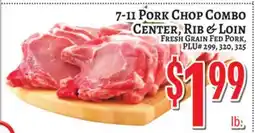Trade Fair Supermarket 7-11 PORK CHOP COMBO CENTER, RIB & LOIN offer