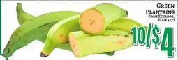 Trade Fair Supermarket GREEN PLANTAINS FROM ECUADOR offer