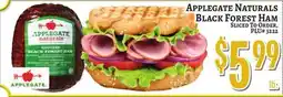 Trade Fair Supermarket APPLEGATE NATURALS BLACK FOREST HAM offer