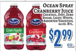 Trade Fair Supermarket OCEAN SPRAY CRANBERRY JUICE offer