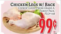 Trade Fair Supermarket CHICKEN LEGS w/ BACK offer