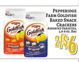 Trade Fair Supermarket PEPPERIDGE FARM GOLDFISH BAKED SNACK CRACKERS offer