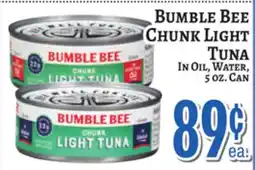 Trade Fair Supermarket BUMBLE BEE Chunk Light Tuna offer