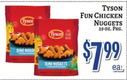 Trade Fair Supermarket TYSON Fun Chicken Nuggets offer