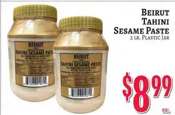 Trade Fair Supermarket BEIRUT TAHINI SESAME PASTE offer