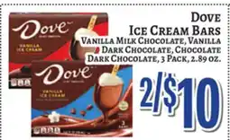 Trade Fair Supermarket DOVE ICE CREAM BARS offer