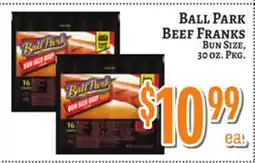 Trade Fair Supermarket BALL PARK BEEF FRANKS offer