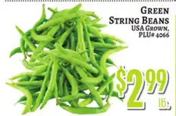 Trade Fair Supermarket GREEN STRING BEANS offer