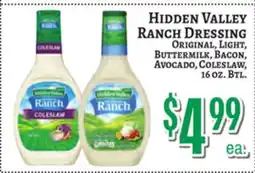 Trade Fair Supermarket HIDDEN VALLEY RANCH DRESSING offer