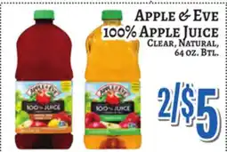 Trade Fair Supermarket APPLE & EVE 100% APPLE JUICE offer
